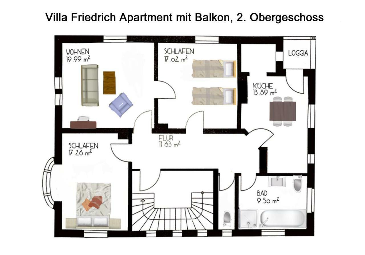 Villa Friedrich Bayreuth Dış mekan fotoğraf